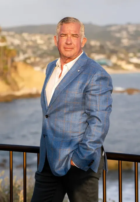 Kent Chesley on the Laguna Beach coast